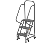 Load image into Gallery viewer, L3020HKD EGA 3 step rolling ladder step stool with handrails