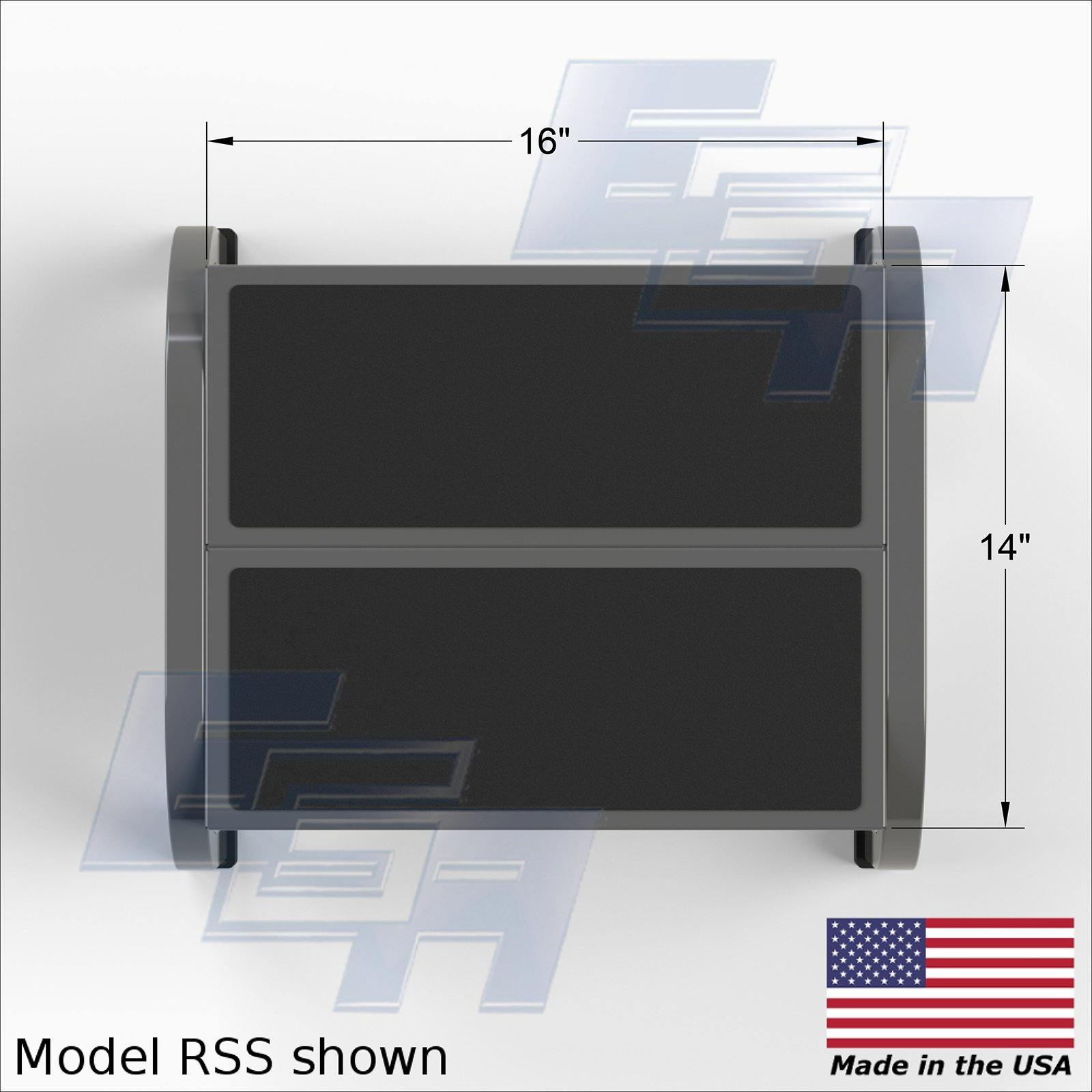 EGA Products Heavy Duty Step Stool RSS Model with Dimensions by SaveMH Top View