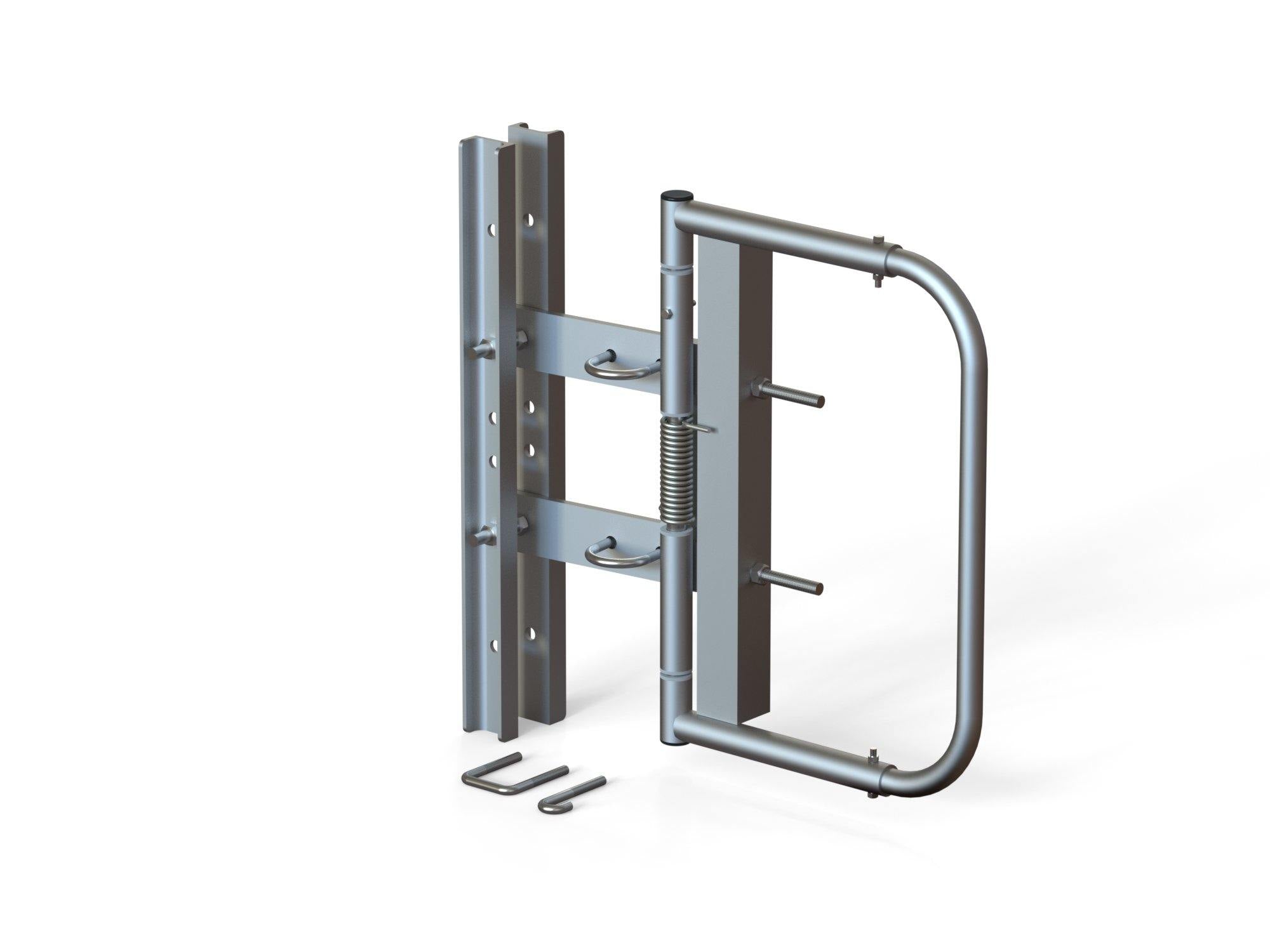 SCG-N-S Universal Industrial Safety Swing Gate with hardware Stainless Steel Finish by SaveMH