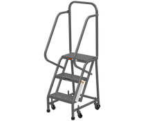 Load image into Gallery viewer, L3020HKD EGA 3 step rolling ladder step stool with handrails
