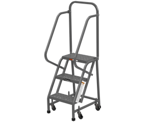 L3020HKD EGA 3 step rolling ladder step stool with handrails