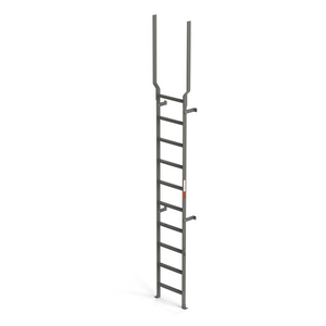 Fixed Vertical Wall and Floor Mount Ladder