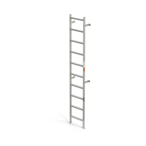 Fixed Vertical Wall and Floor Mount Ladder