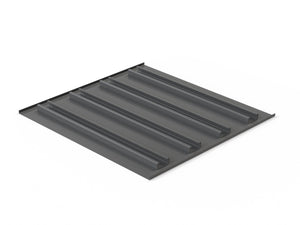 Bottom of Solid Sheet Pallet Rack Deck, Die Shelf by SaveMH