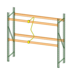 M Divider Pallet Rack Bay Divider on Pallet Rack Rendering By SaveMH