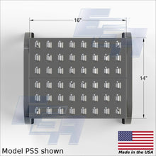 Load image into Gallery viewer, EGA Products Heavy Duty Step Stool PSS Model with Dimensions by SaveMH Top View
