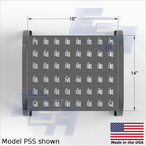 EGA Products Heavy Duty Step Stool PSS Model with Dimensions by SaveMH Top View