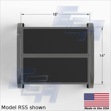 Load image into Gallery viewer, EGA Products Heavy Duty Step Stool RSS Model with Dimensions by SaveMH Top View
