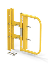 Load image into Gallery viewer, SCG-N-Y Universal Industrial Safety Swing Gate with hardware yellow powder coat by SaveMH
