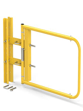 Load image into Gallery viewer, SCG-X-Y Universal Industrial Safety Swing Gate with hardware yellow powder coat by SaveMH
